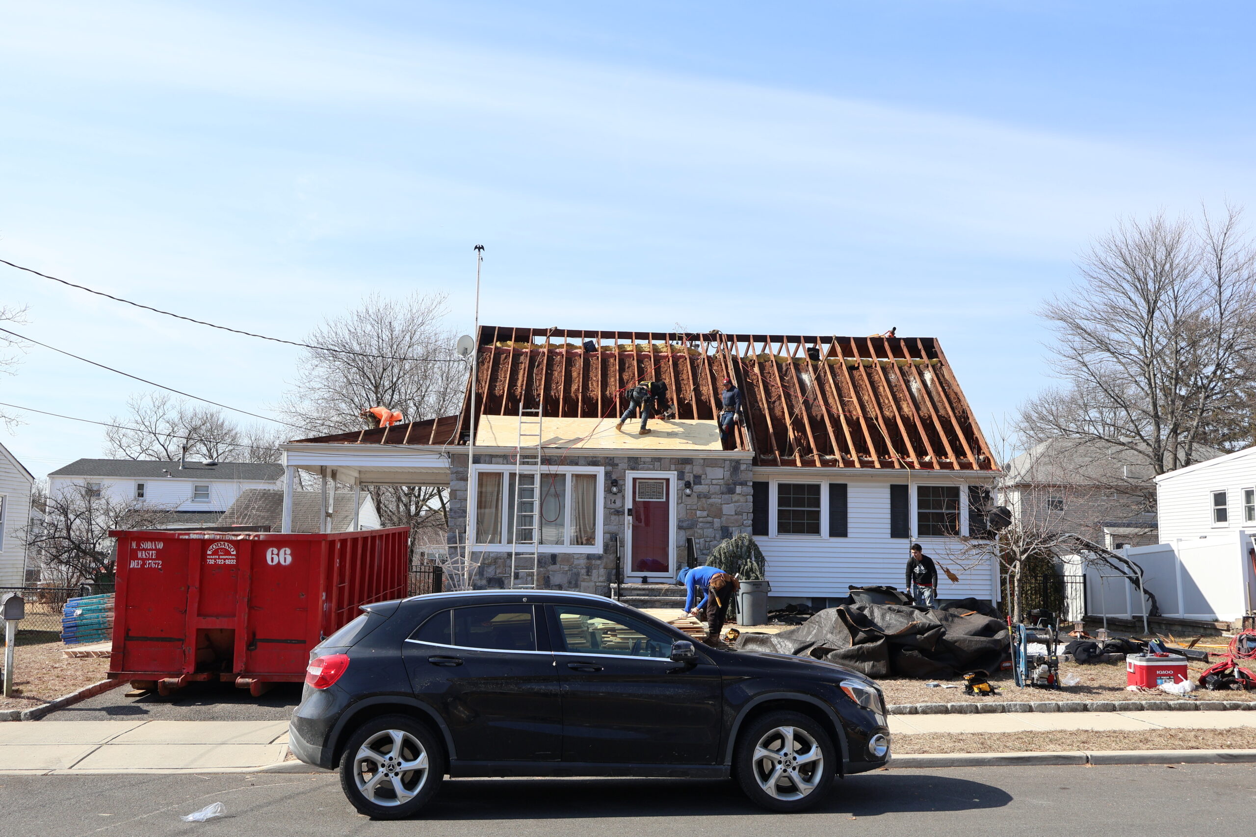 Complete roof replacement on a home in Totowa, NJ​
