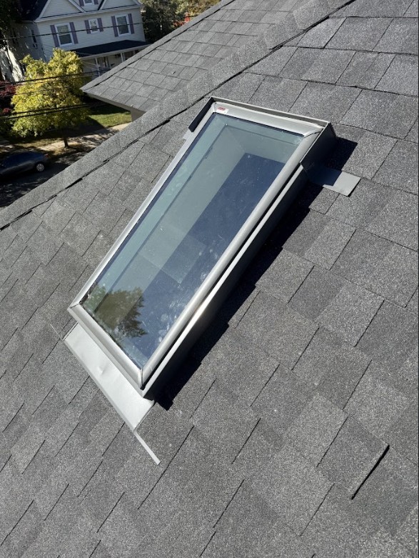 Skylight installation bringing natural light into a home in Totowa, NJ​