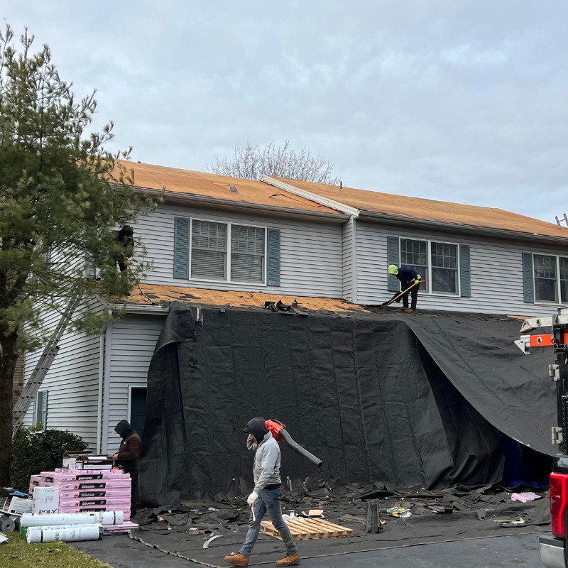Complete roof replacement on a home in Totowa, NJ​