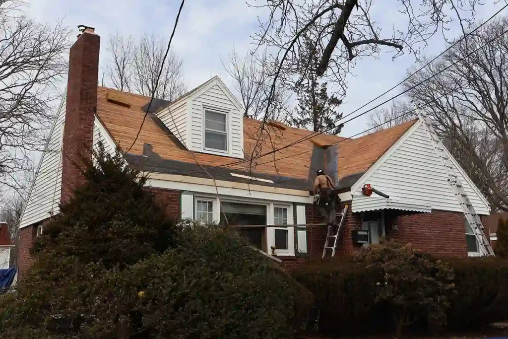 Existing roof preparation